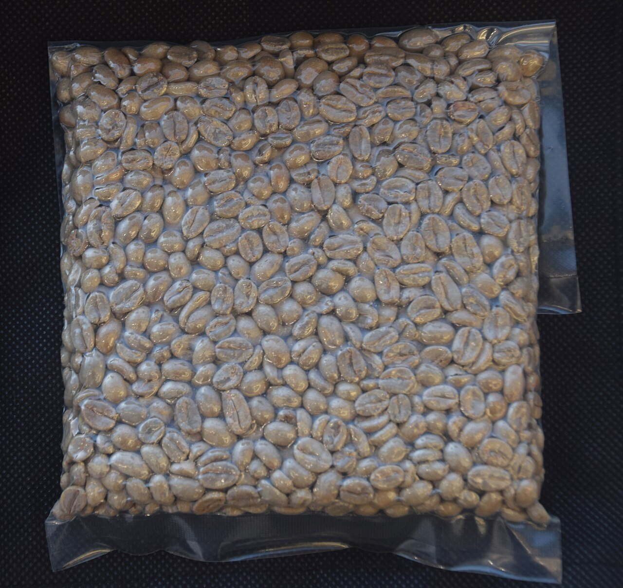 Ethiopian green coffee beans